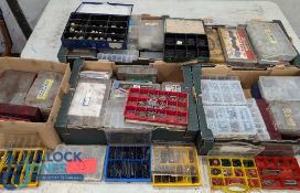 Tools - Large Quantity of mixed components and parts - screws, bolts, nuts, washing, rivets, pins,