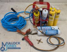 Automotive - Tools - Turbo set 200 Oxyturbo Torch Welding Kit - with spare Oxygen cylinders, plus
