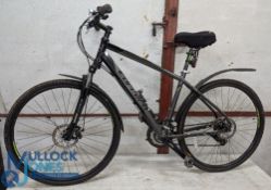 Carrera Crossfire II bicycle with disc brakes, hardtail, with lights, 18 speed, accessories, approx.