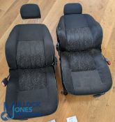 Automotive - Car Parts - Rover Labelled Car Seats - leather backed, unmarked, unbranded, signs of