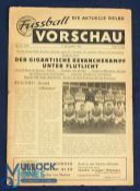 1956/57 European Cup match programme Borussia Dortmund v Manchester Utd 21 November 1956; contains