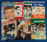 1986/87 Manchester Utd away friendly match programmes Hearts, Aberdeen, Celtic (Aitken test +