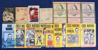 Rugby League Brochures and Annuals (15): RFL 'Jubilee Souvenir' (2 editions) and 'Northern Union'