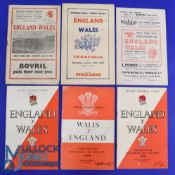 Wales and England Rugby Programmes 1949-1960 (6): The issues from Cardiff or Twickers for 1949, 1952