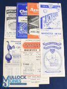1956/57 Manchester Utd away match programmes v Newcastle Utd, Chelsea, Arsenal, Blackpool,