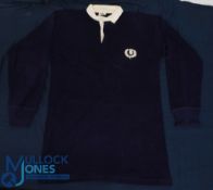 1988 Norrie Rowan's Match worn Scotland Rugby Jersey: The prop's classic dark blue jersey with white