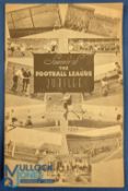 1938/39 Football League Jubilee Arsenal v Tottenham Hotspur souvenir football programme 20 Aug,