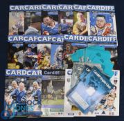 1980s-2000s Cardiff Home & Away Rugby Programmes (c.650): A huge collection of Blue and Blacks