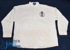 England Toffs c1950 Replica Football Shirt - old fashioned shirts, size XL with signs of having been