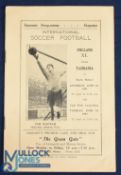 1951 Tasmania v England official souvenir programme covers two matches at North Hobart 16 June 1951,