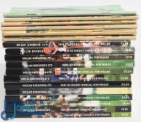 1970-1999 Welsh Brewers Rugby Annual for Wales (18): A selection of issues of this popular but sadly