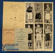 Selection of football programmes 1948/49 Suffolk County FA Senior Cup final Lowestoft Town v Leiston