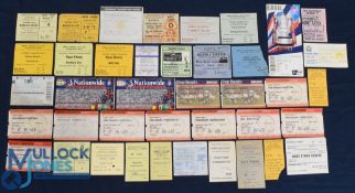 Football Tickets: Blackpool v 1973/74 Newcastle Utd (friendly), 1974/75 Manchester City (Texaco Cup)