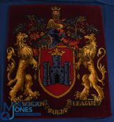 Wigan Rugby League Club Woollen Rug: Approx 82cm x 70 cm, an impressive item with the Wigan crest,