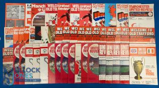 Collection of Manchester Utd home match programmes 1959/60 Chelsea, Sheffield Wednesday, 1960/61