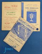 Selection of FA of Ireland Cup semi/finals 1959 Cork Hibernians v St Patrick's Athletic, 1960 Cork