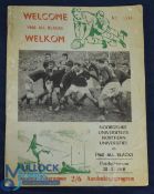 1960 Northern Universities v NZ All Blacks Rugby Programme: 52pp, some wear but a packed, attractive
