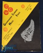 1960 Combined Forces v NZ All Blacks Rugby Programme: Attractively covered 24pp Pretoria issue for