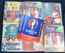 Panini Football Trading Cards & Sticker Albums: a collection of part filled albums for UEFA 2016