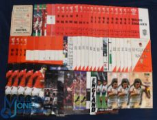 1946-2019 Wales v England & England v Others Rugby Programmes (c.80): 1946 is v poor, pages lost,