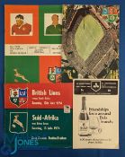 1974 British & I Lions Test Rugby Programmes (4): All four tests from the exciting 'Unbeaten