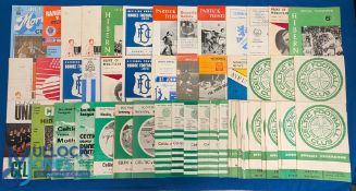 Collection of Celtic match programmes to include homes 1969/70 Leeds Utd (friendly) x2, Rangers,