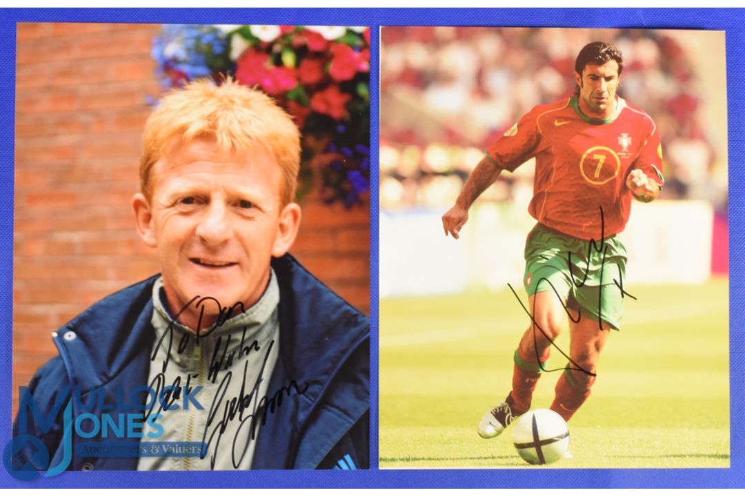 Selection of Signed football photographs (12) features Ryan Giggs, Alan Ferguson, James Beatie, - Image 4 of 6