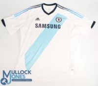 Chelsea 2012 away football shirt Adidas, Samsung, in white, short sleeve, size 2XL