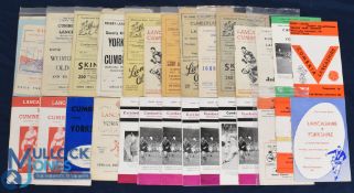 1940s-60s R League County Champ Mostly Final Programmes (c.30): Some duplication, a substantial