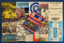 1985/86 Manchester Utd away match friendlies Notts. County, Swansea City, Bishop Auckland, Kettering