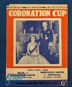 1953 Coronation Cup semi/final Celtic v Manchester Utd at Hampden Park 16 May 1953 and also
