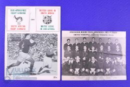 1968 British and I Lions Rugby, S African Rugby Almanac etc (3): Large issue with previews of