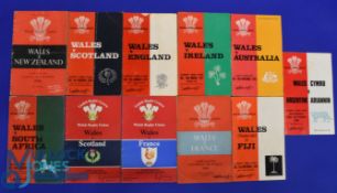 Wales Home Rugby Programmes (11): v NZ 1953 (last Wales win); France 1960 and 82; Fiji (U25s) and