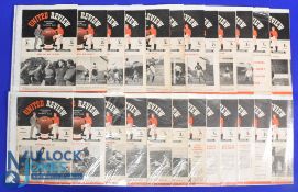1950/51 Manchester United home football programmes (24) includes nos 1-24, F/G overall condition