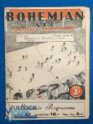 1948 Bohemians (Select XI including 4 Blackpool players) v Manchester Utd (FAC winners) friendly