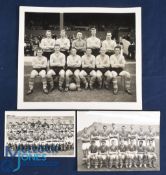 Early 1960s Leeds Utd black & white press photos to include 5 ½