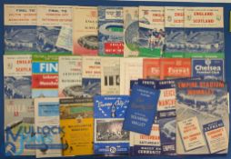 Assorted Leicester City Football Programmes features 1961 FA Cup Final programme, ticket, souvenir