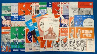 Collection of Scotland international match programmes 1950 Ireland, 1960 England (U23's), 1961