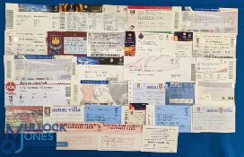 Football Tickets: Selection of match tickets 1971/72 Wolves v Academica de Coimbra, 1994/95 Aston