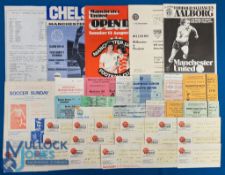 1979/80 Manchester Utd Open Day 12 August 1979 (list of events including 1st team Training