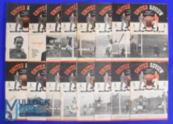 1948/49 Manchester United home football programmes (16) features nos 1-6, 9-12, 14-18 and 24 - F/G