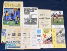 Selection of Sweden match programmes 1954 AIK v Kalmar FF, 1961 Landslaget v Pressen, 1963