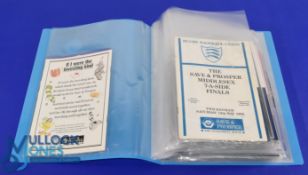 1988-2011 Inc, Middlesex Sevens Rugby Programmes (24): Issues grew larger and more colourful down