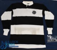 1989 Wade Dooley's Match worn Barbarians Rugby Jersey: v New Zealand