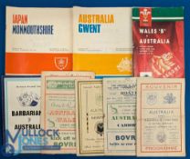 1947 on Australia etc in Wales Rugby Programmes (8): 1947 v Abertillery/Cross Keys, Cardiff, Newport