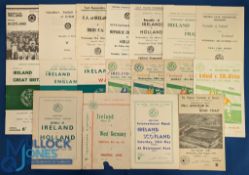 Collection of FA of Ireland representative match programmes 1951 FA of I Amateur XI v Gold Coast (