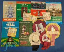 Cup Final Football Selection, programmes, rosettes and tickets (13) features 1966 FA Cup Final