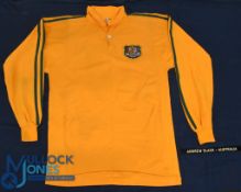 1981-2 Andy Slack's match worn Australia Rugby Jersey: now thought likely to be from the game agains