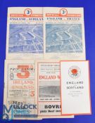 1949 England's Rugby Programmes (5): The homes v France and v Scotland (plus the 'dummy' version