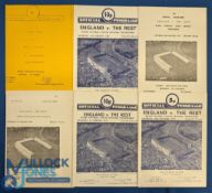 1975, 77-79 & 81 England Rugby Final Trial Programmes (6): Quality of production declines later in